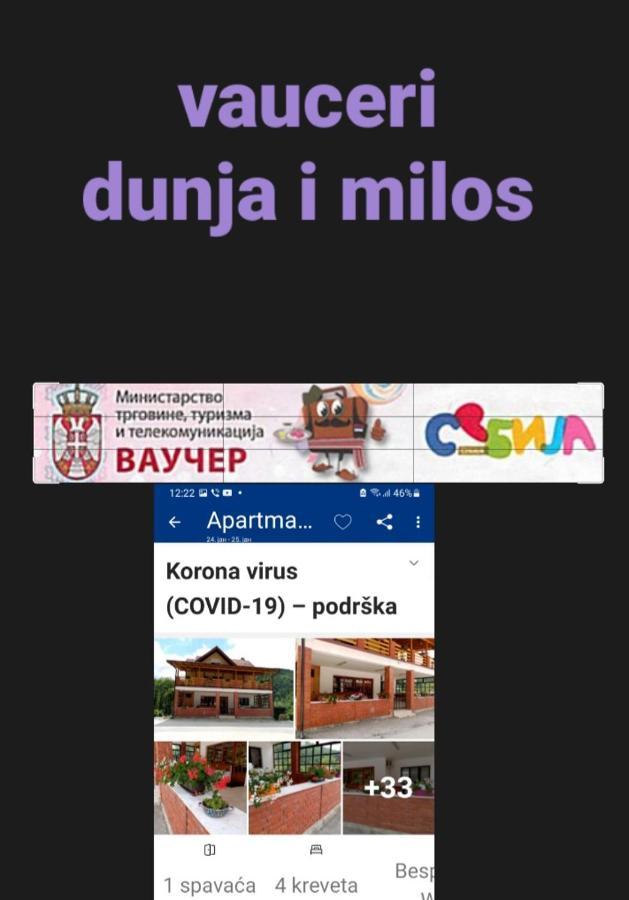 Apartman Dunja I Milos موكرا غورا المظهر الخارجي الصورة